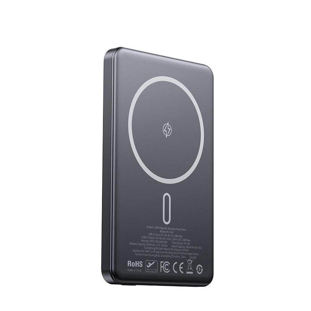 Повербанк магнитный ультратонкий Mcdodo MC-4641 20W Magnetic Wireless Metal Ultra-Thin 5000 mAh
