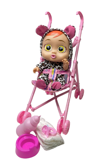 Пупс, що плаче в колясці (49268)