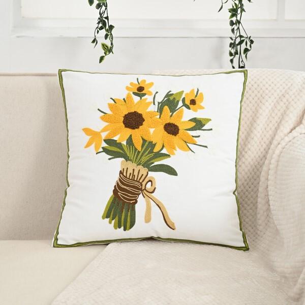 Наволочка с подсолнечниками (Y01967-2) - фото 2