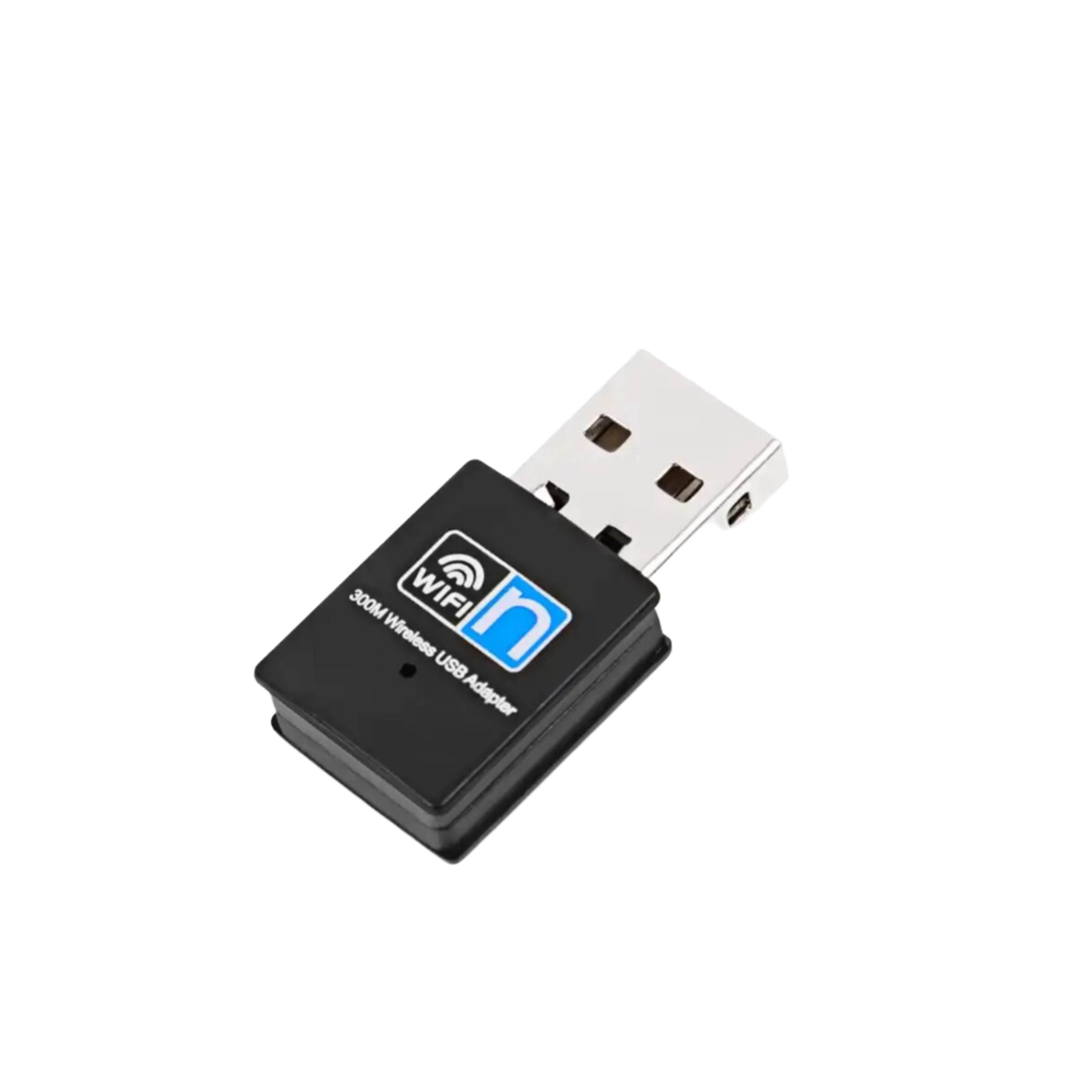 Адаптер USB Wi-Fi 300 Mbit Черный (101009)
