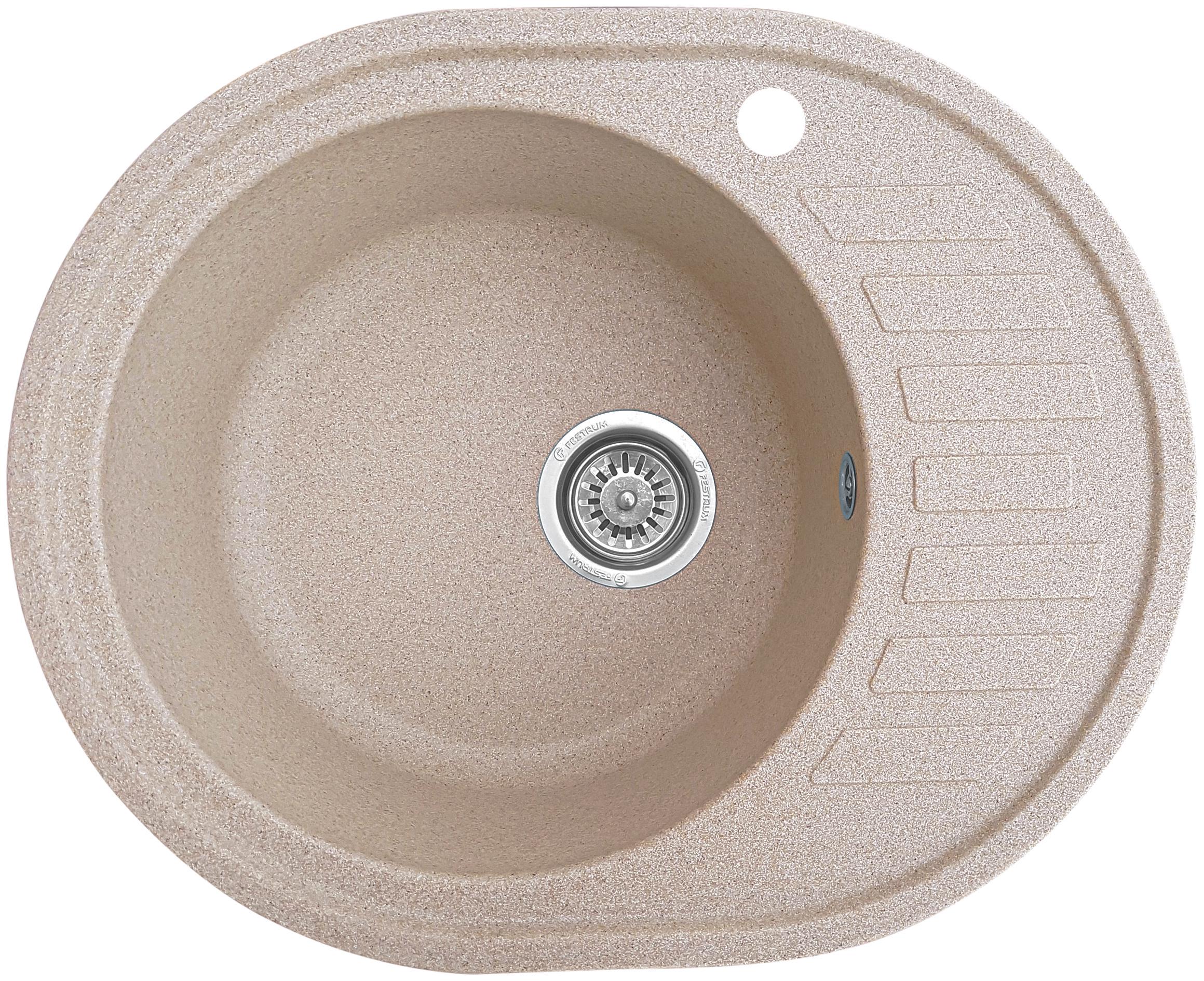 Мойка кухонная Valetti 23R 620x500 мм Бежевый