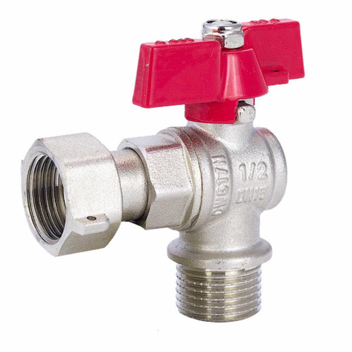 Кран шаровой FADO S.r.l ЗВ с накидной угловой гайкой 1" (KG13)