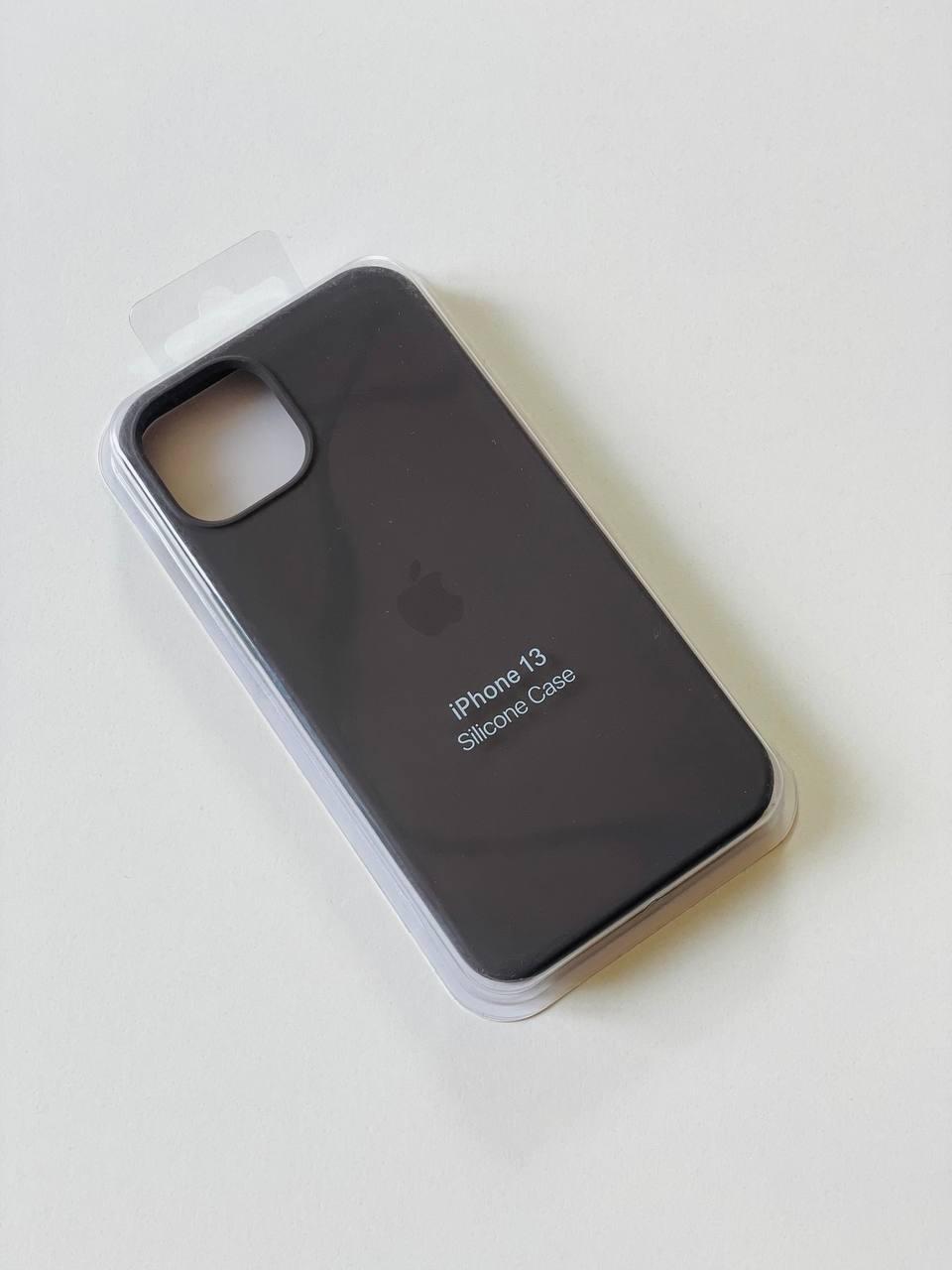 Силиконовый чехол для iPhone 13 /графит