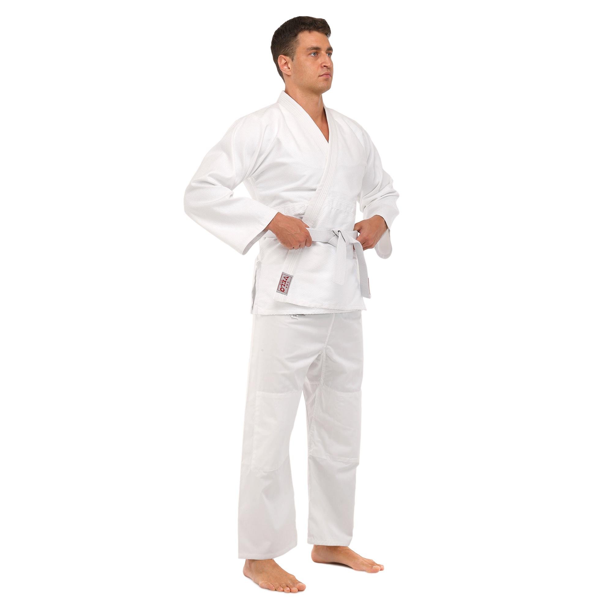 Кимоно дзюдо VELO VL-4406 450 г/м2 р. 5/180 см Белый (6936116105617) - фото 2 Кимоно дзюдо VELO VL-4406 450 г/м2 р. 5/180 см Белый (6936116105617) - фото 2