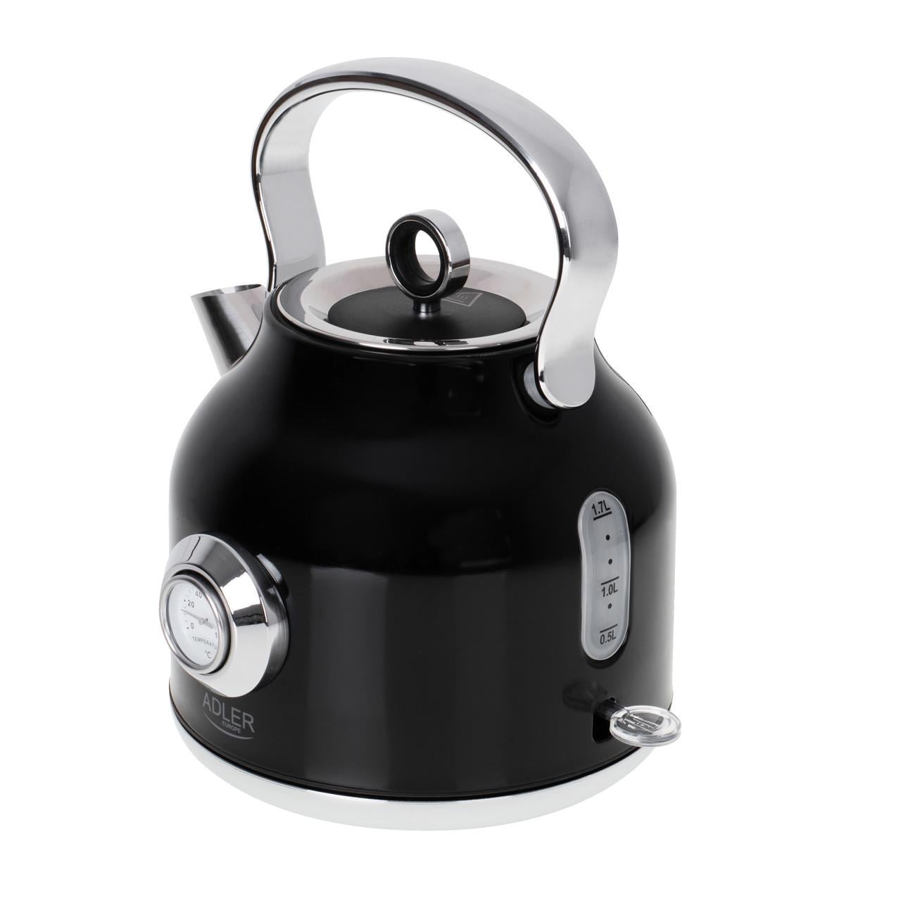 Электрочайник Adler Strix AD 1346 1,7 л 2200W Черный
