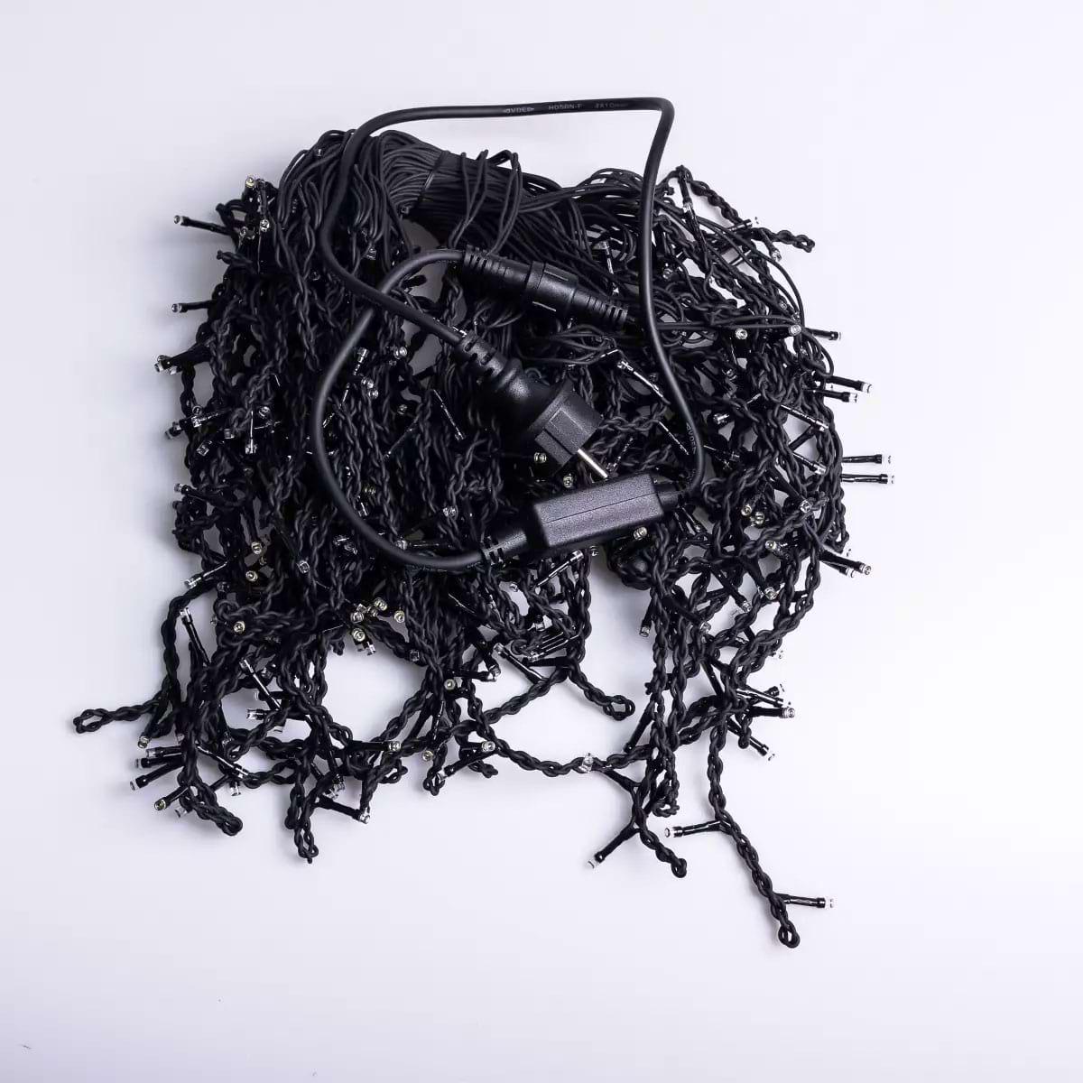 Гірлянда вулична Бахрома 20MBBL 20 м 335 LED Чорний/Синій (29912628) - фото 3 Гірлянда вулична Бахрома 20MBBL 20 м 335 LED Чорний/Синій (29912628) - фото 3