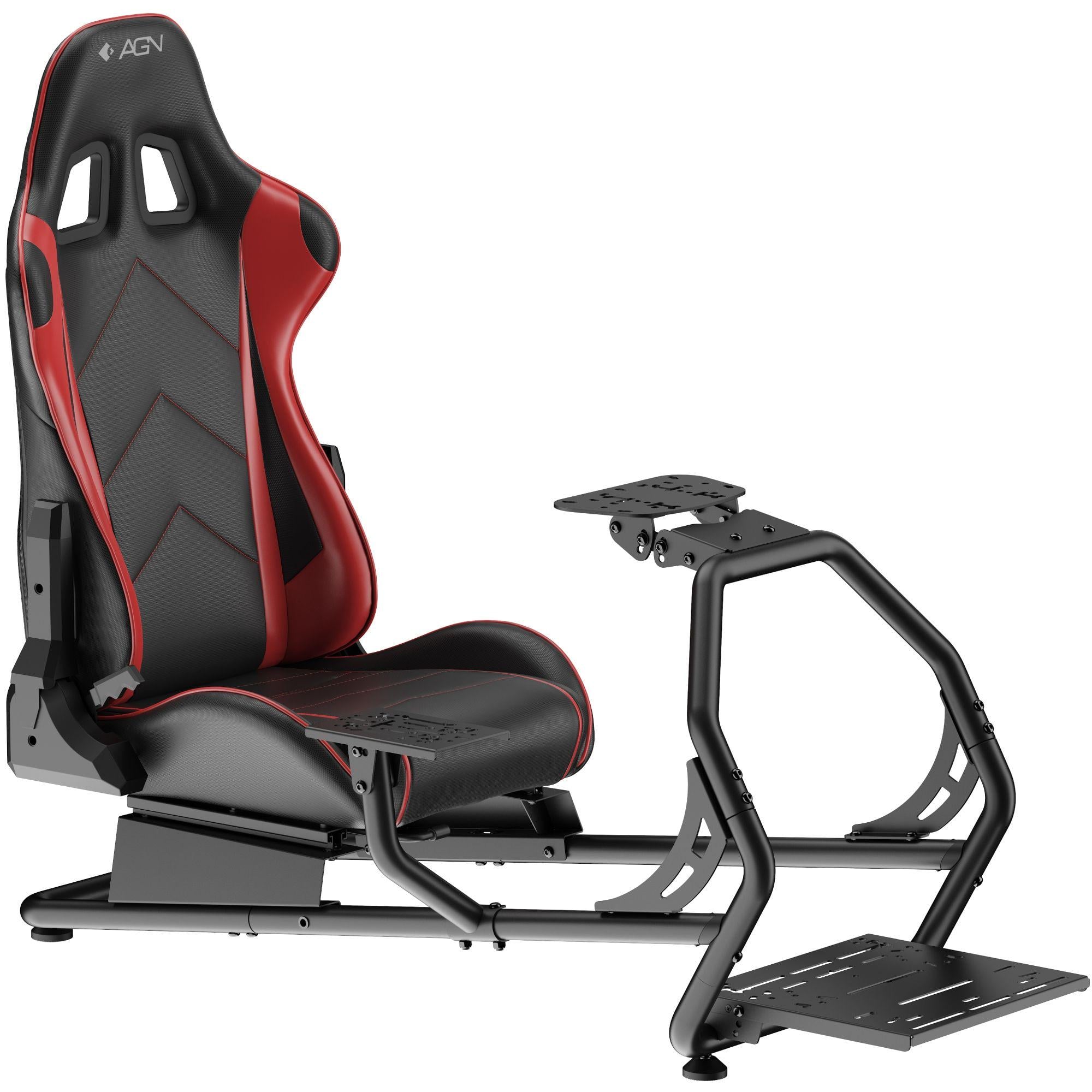 Кресло игровое AGN 03-BS-KP01 до 100 кг для гоночных симуляторов Черный (AGN03-BS-KP01)