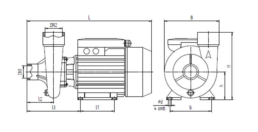 Поверхневий насос Rudes CPQm20 (11303) - фото 2