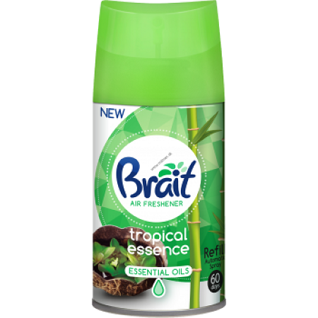 Змінний балон для автоматичного ароматизатора повітря Brait Tropical Essence 250 мл (713749)