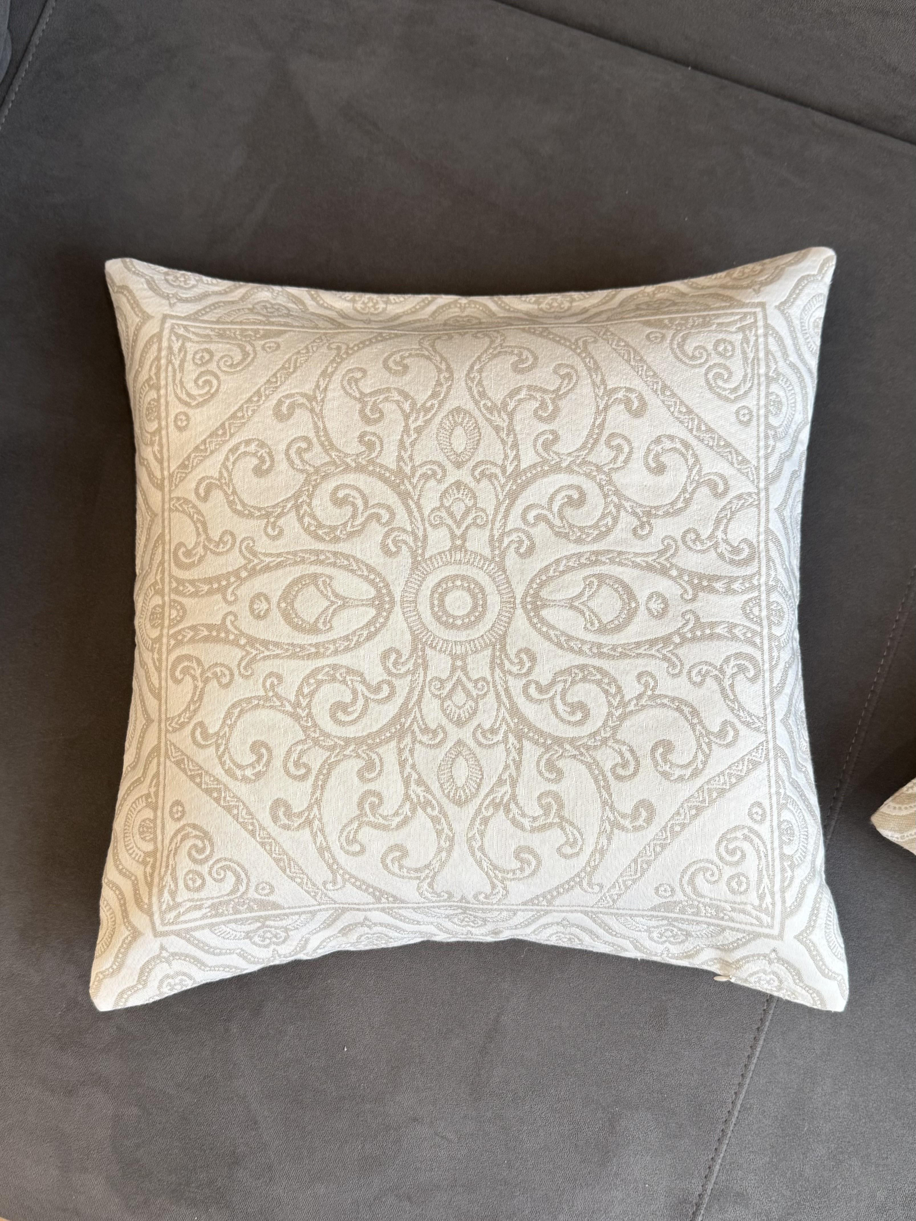 Наволочка гобеленовая MYKONOS двухсторонняя 45х45 см White Наволочка гобеленовая MYKONOS двухсторонняя 45х45 см White