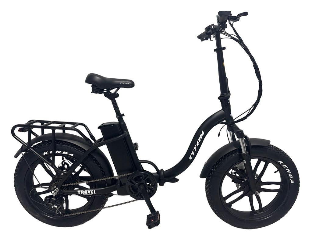 Электровелосипед E-Titan Travel 20,4" 13" Черный