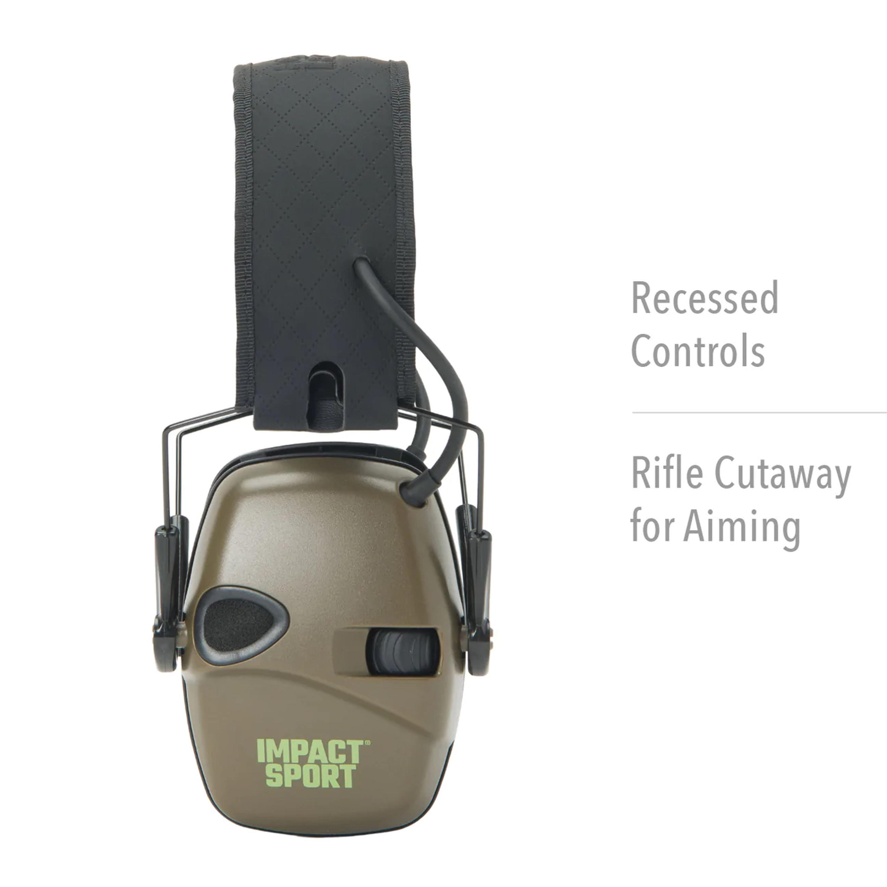 Наушники активные Impact Sport R-02548 Bluetooth Howard Leight Olive (10970978) - фото 6