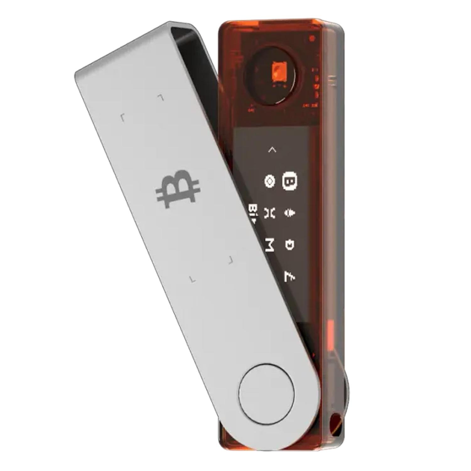 Кошелек для криптовалют Ledger Nanox BTC Orange (LNXOBTC)