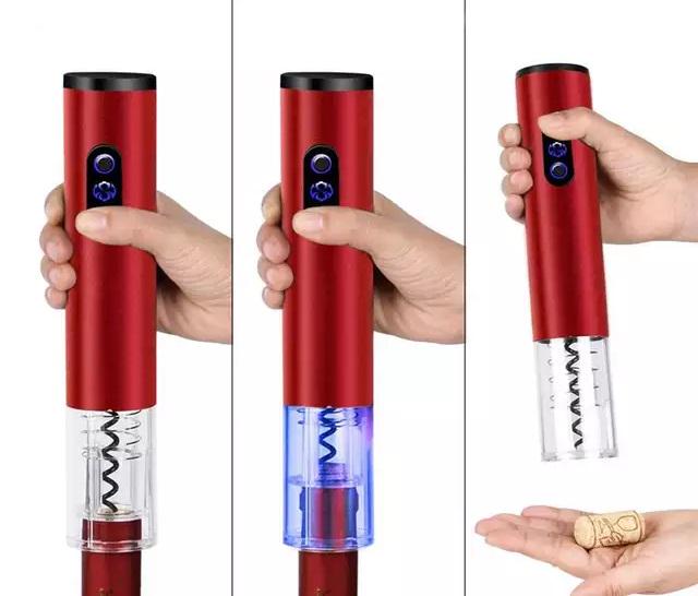 Автоматический штопор для вина SUNWAY с аэратором Red (5658) - фото 4 Автоматический штопор для вина SUNWAY с аэратором Red (5658) - фото 4