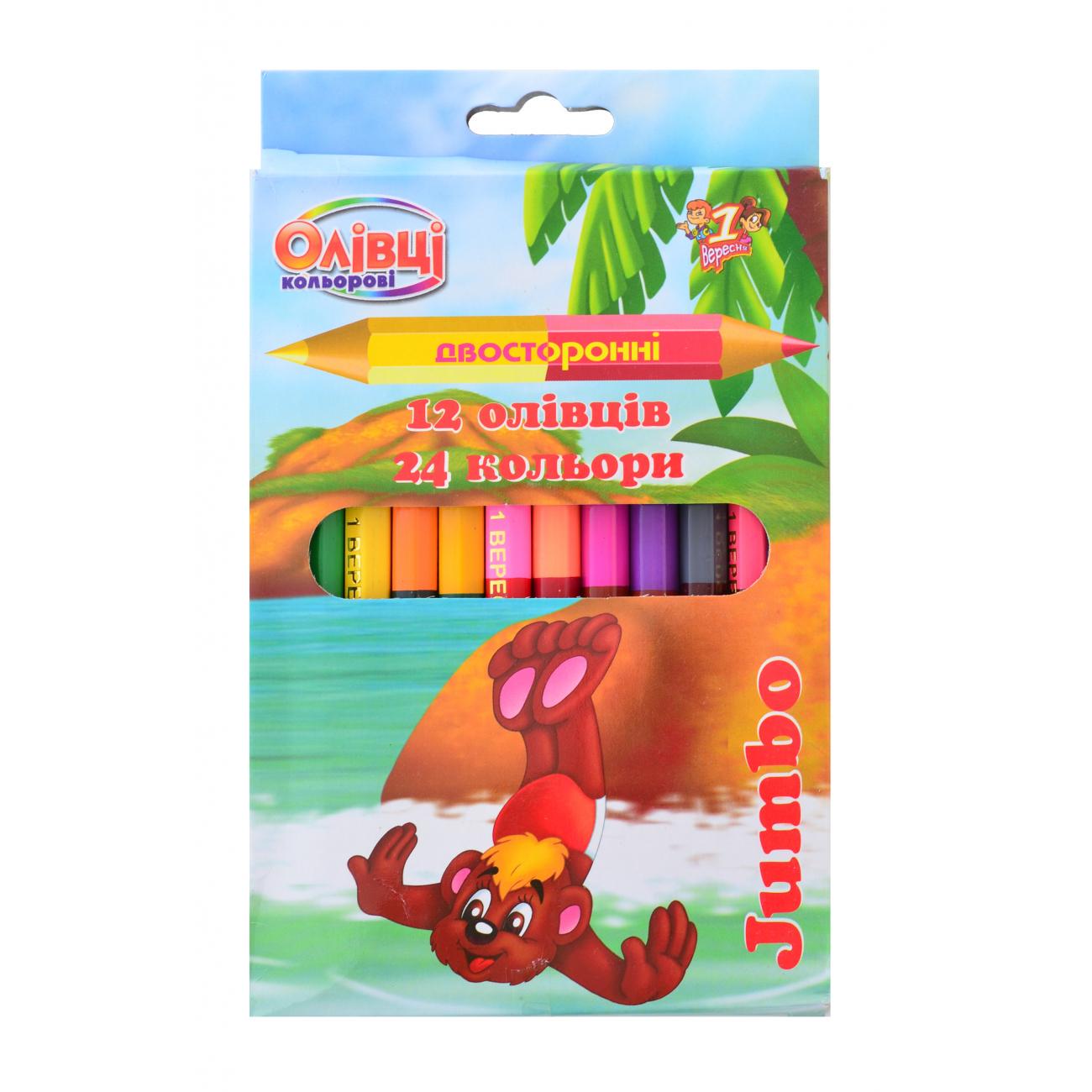 Олівці двосторонні 290162 12 кольорів (MTT-163060)