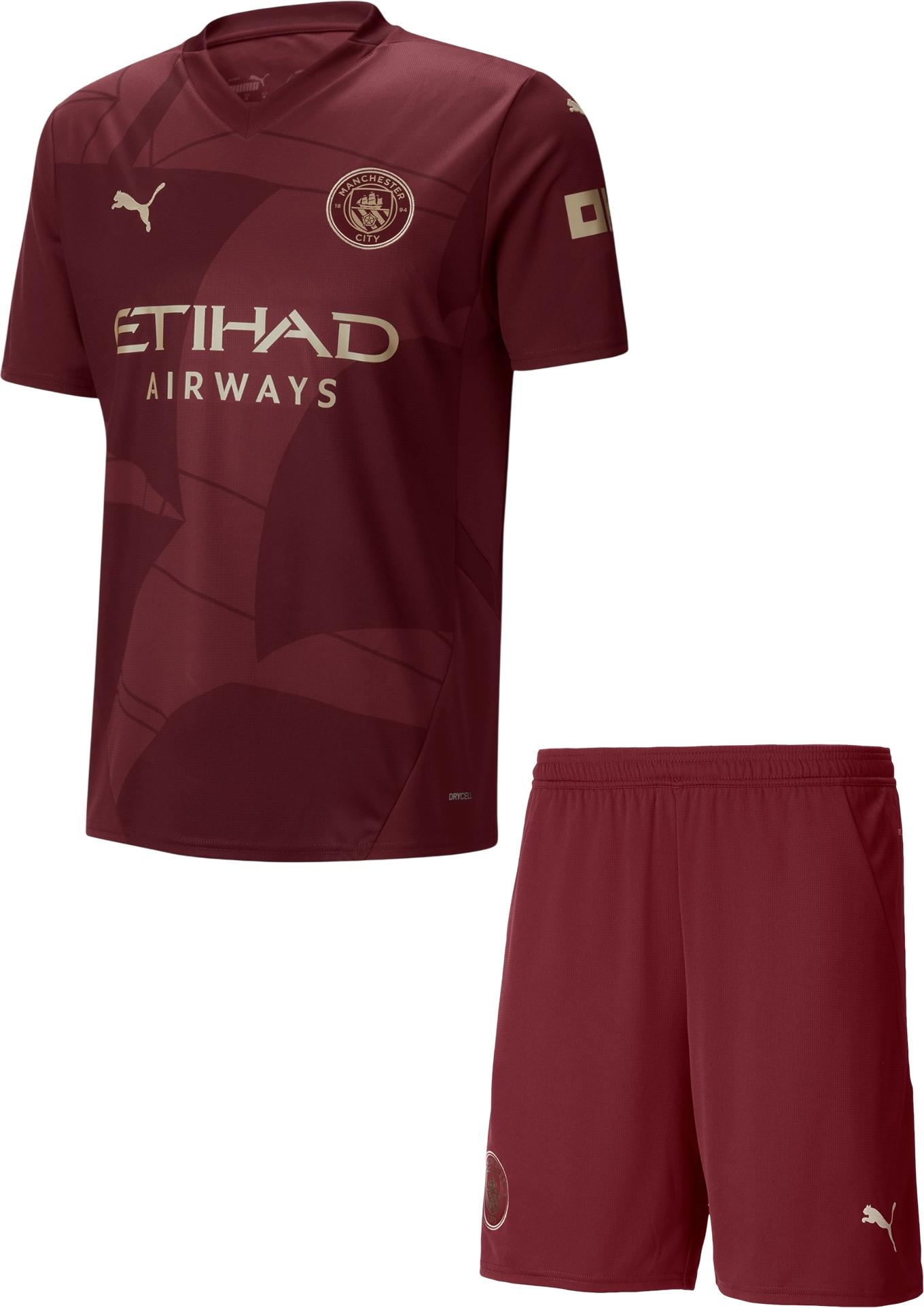 Футбольная форма Манчестер Сити 2024-2025 выездная F0116 XL Бордовый (47570-53)