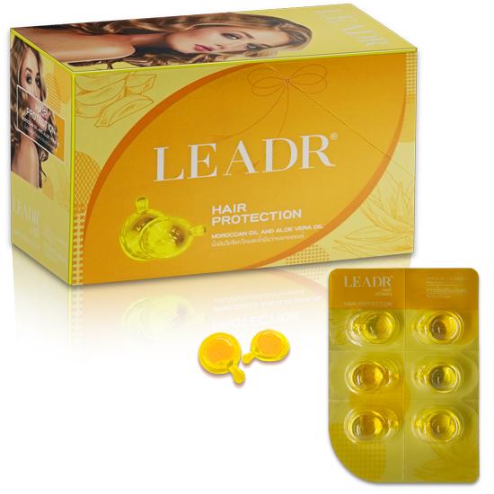 Капсулы для восстановления волос LEADR Moroccan Oil and Aloe Vera Oil несмываемые 6 шт.