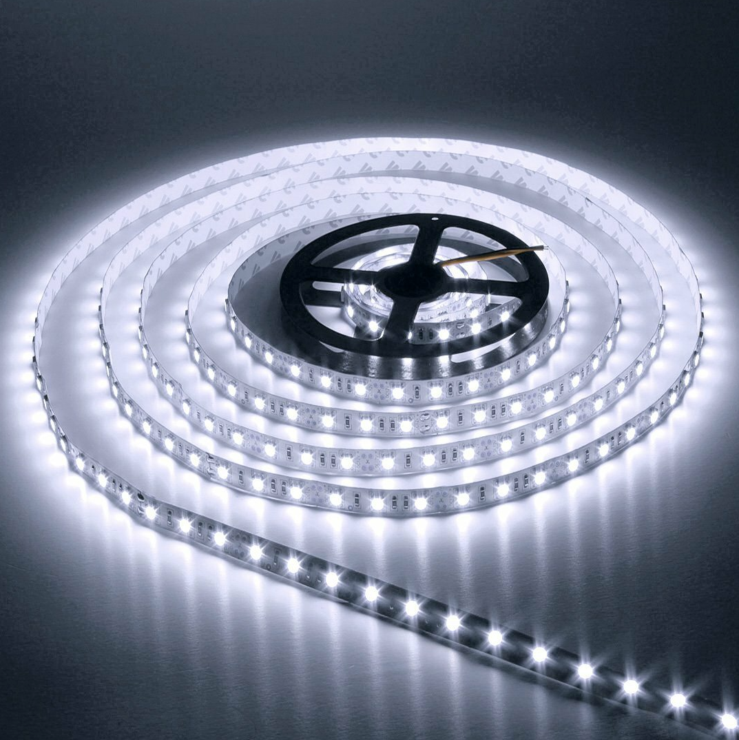 Світлодіодна стрічка внутрішня 12V 5 м 120 LED на метр статичний режим Білий