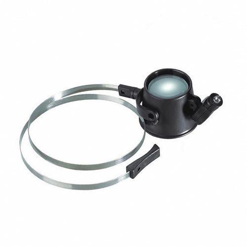 Лупа глазная с креплением на голову LED подсветка (MG13BA)