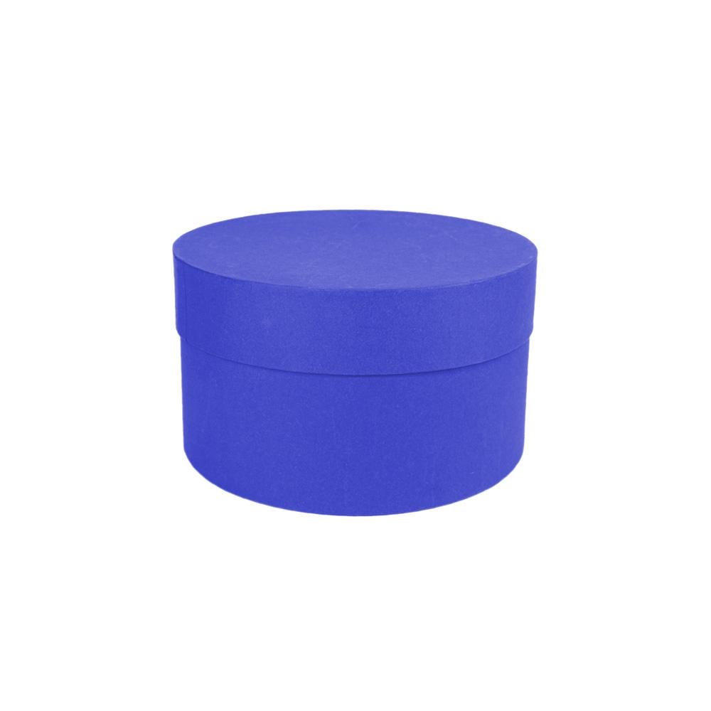 Коробка Perfectbox цилиндрическая матовая 8х15х15 см Индиго (1583)