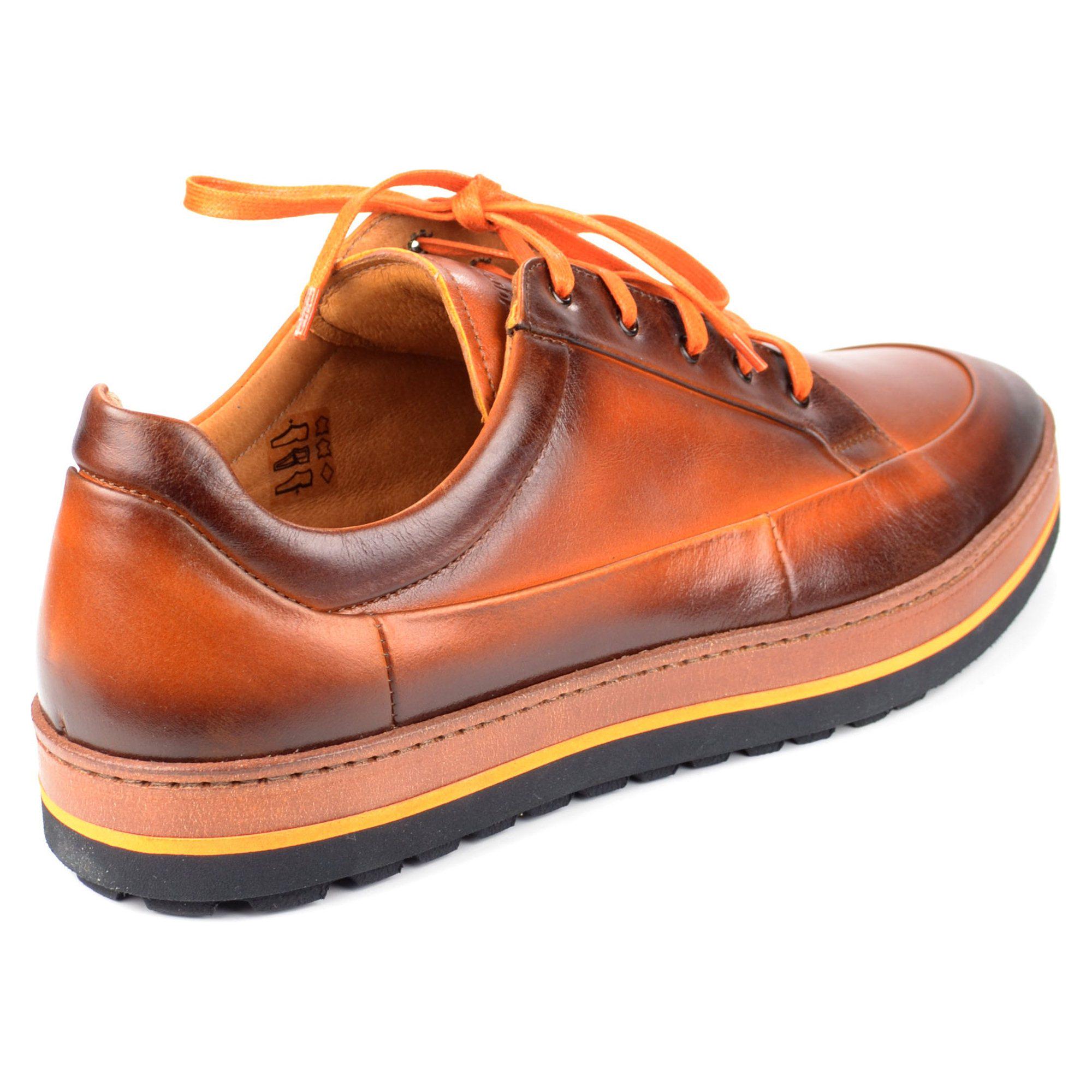 Кеди чоловічі Conhpol р. 44 Коричневий/Помаранчевий (4462-44) - фото 2