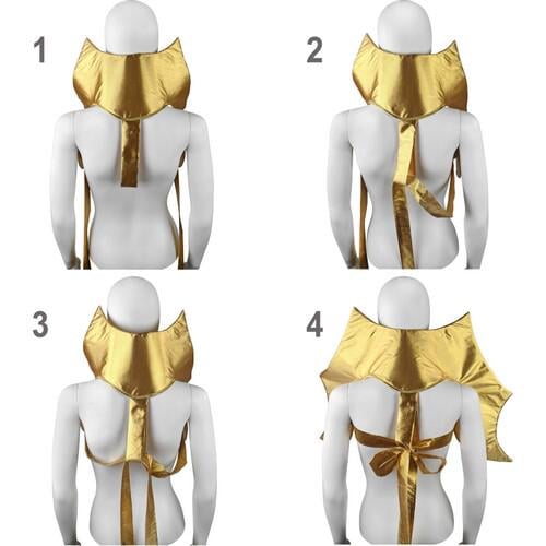 Плащ Seta Decor 23-657GL Золотистий - фото 2 Плащ Seta Decor 23-657GL Золотистий - фото 2