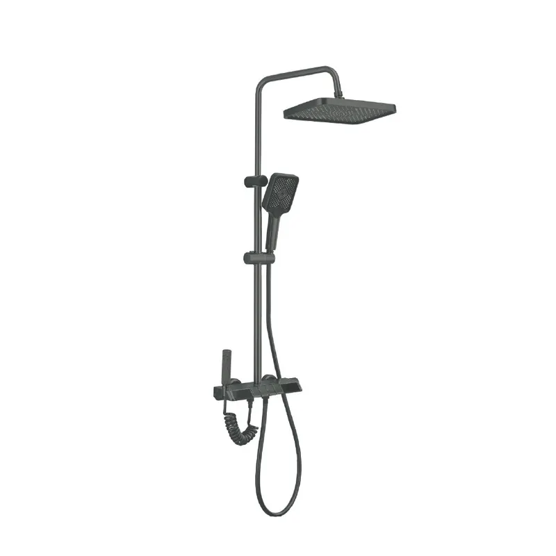 Душова колона Champion PBR-009-J Graphite зі змішувачем з кнопковим перемикачем 4 режими (CH6502) Душова колона Champion PBR-009-J Graphite зі змішувачем з кнопковим перемикачем 4 режими (CH6502)