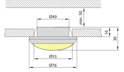 Світильник меблевий Brilum M-70 Сатин (OM-M70000-72) - фото 2