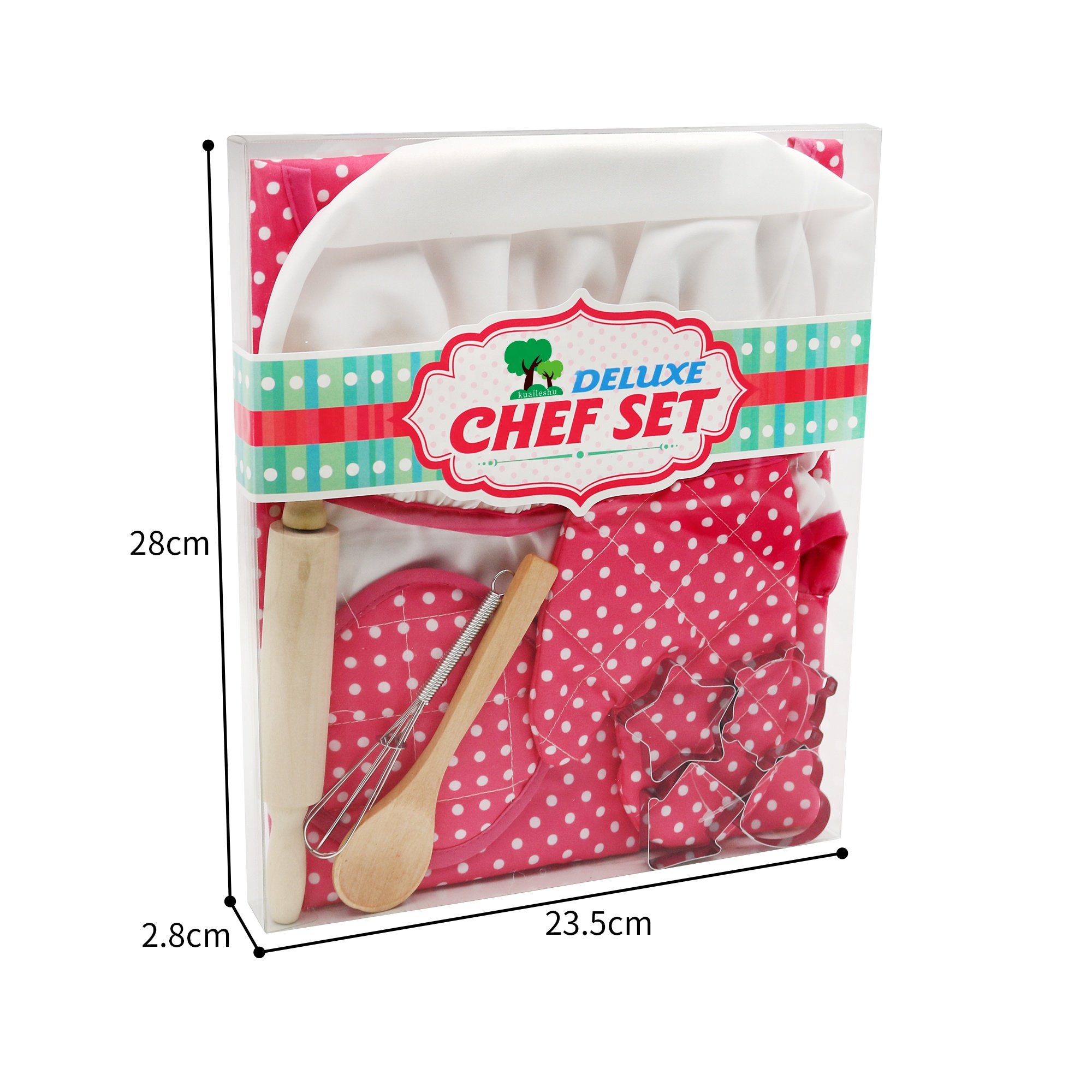 Детский кухонный игровой набор Deluxe Chef Set с фартуком и аксессуарами 11 шт - фото 2