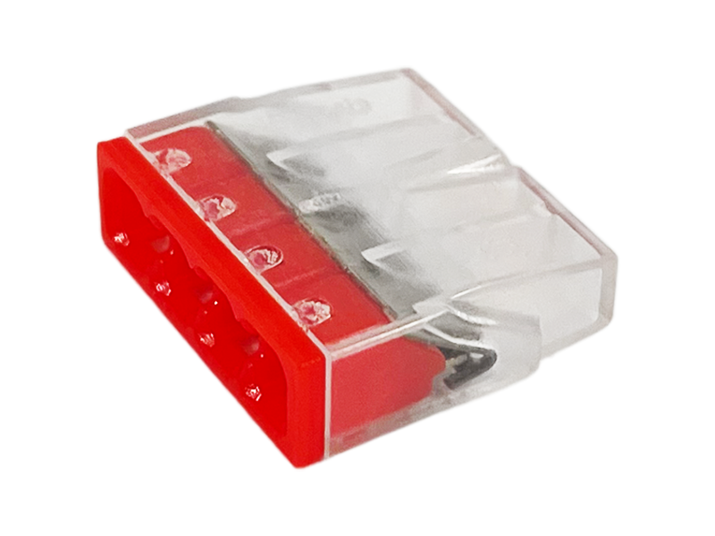 Клемма 45 4 контакта 0,5-2,5 мм² 24А 450В