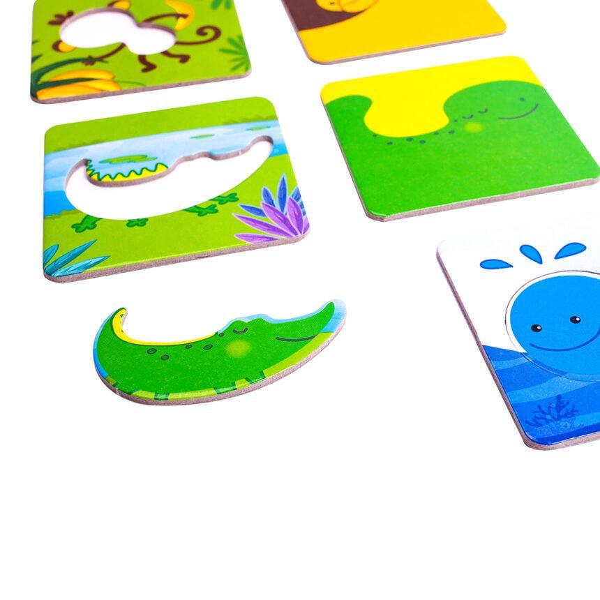 Настільна гра Vladi Toys Зоосвіт 3в1 Різнокольоровий (SR-113-N-173) - фото 3