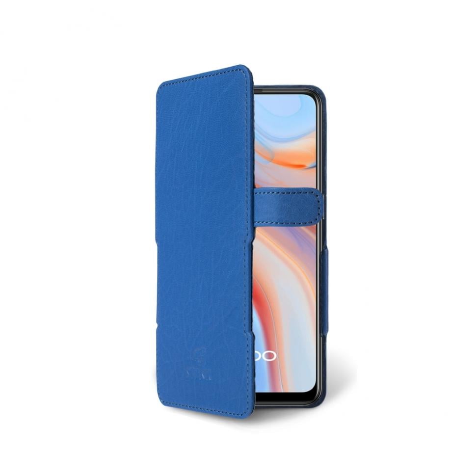 Чехол книжка Stenk Prime для OPPO Reno4 5G Ярко-синий (69086)