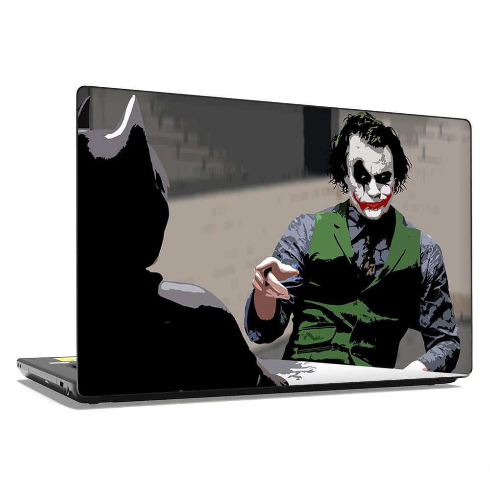 Декоративная наклейка на ноутбук 15,6" Batman and Joker 380х250 мм (100619)