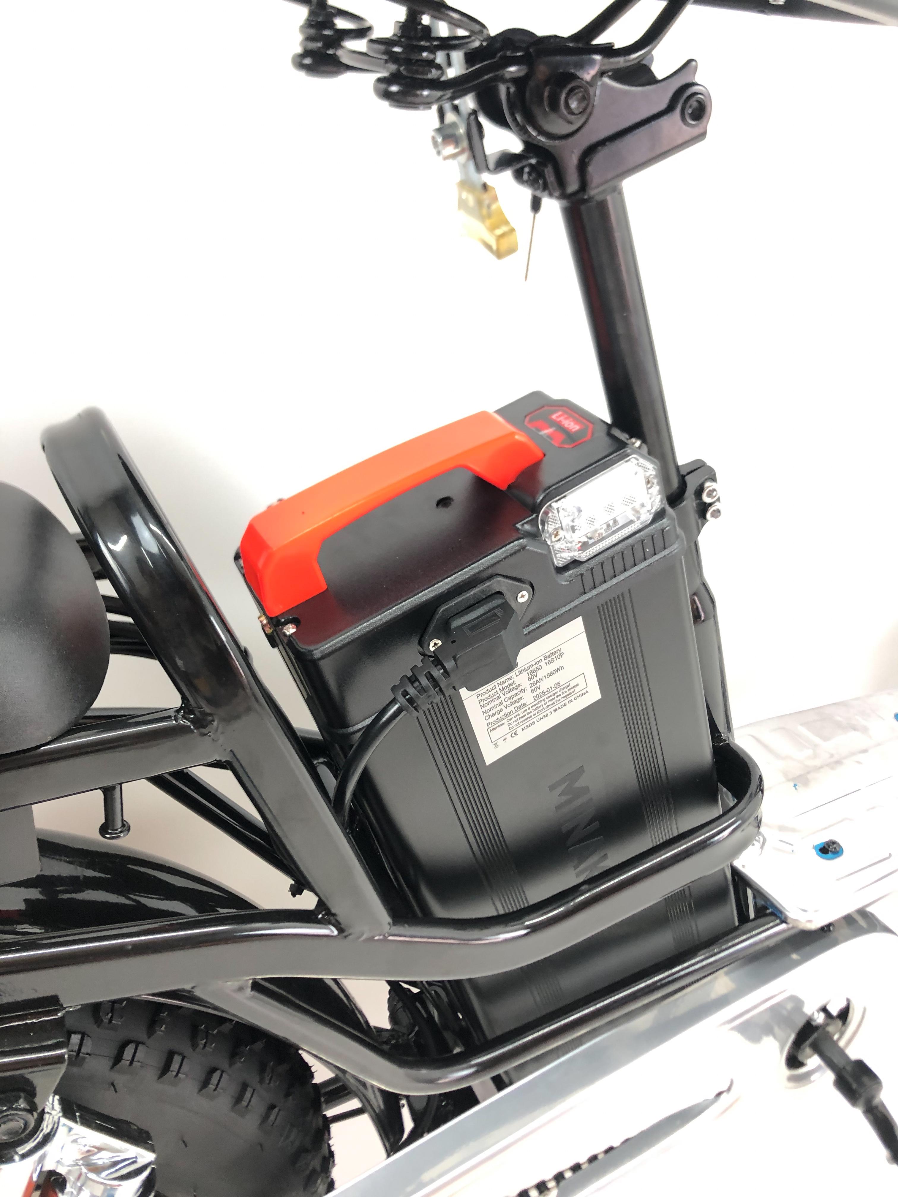 Электровелосипед Minako Ultra 20" 750W 60V 26Ah - фото 12 Электровелосипед Minako Ultra 20" 750W 60V 26Ah - фото 12