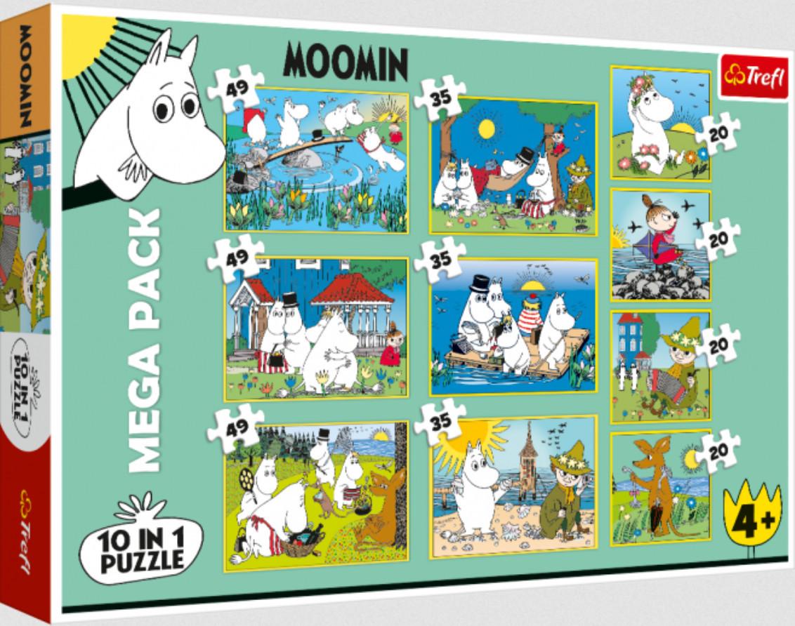 Пазл Trefl 10в1 Мумин
