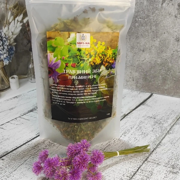 Сбор травяной при мигрени 110 г