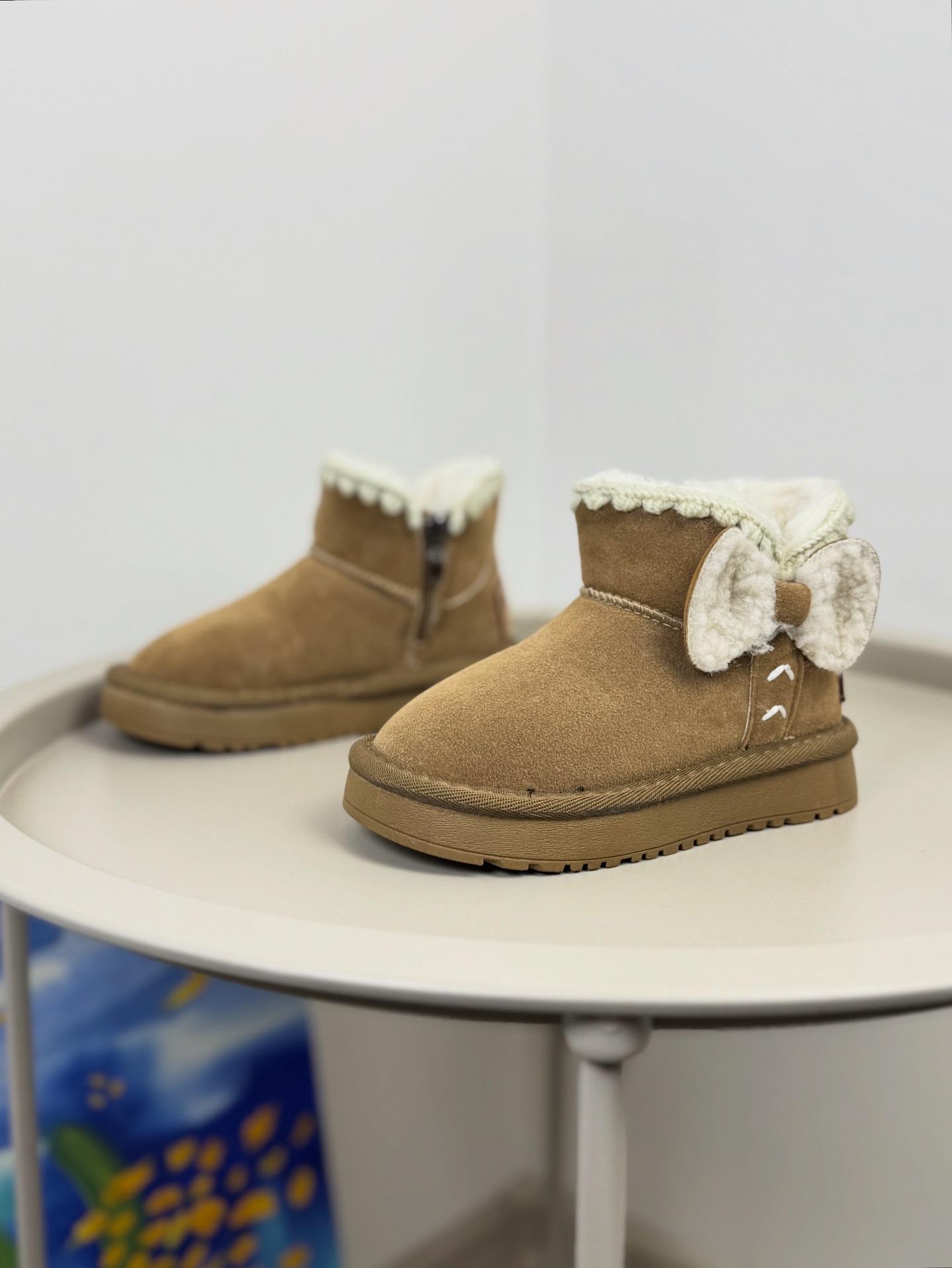 Ботинки детские зимние 1641 р. 26 Бежевый (30410786)