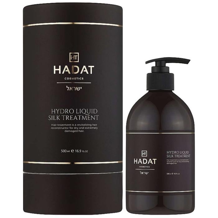 Интенсивно восстанавливающая маска для волос Hadat Cosmetics Cosmetics Hydro Liquid Silk Treatment 500 мл