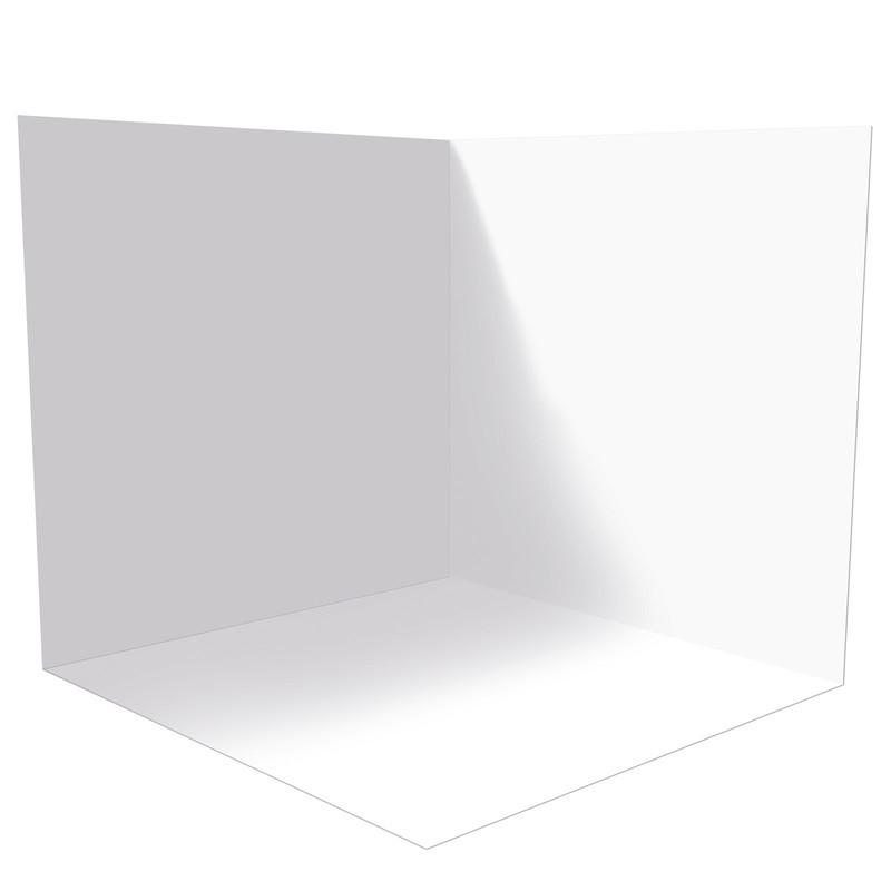 Фотофон виниловый угловой Frontlit стена/пол 120х120 см 450 г/м2 №58301 (58301-120)