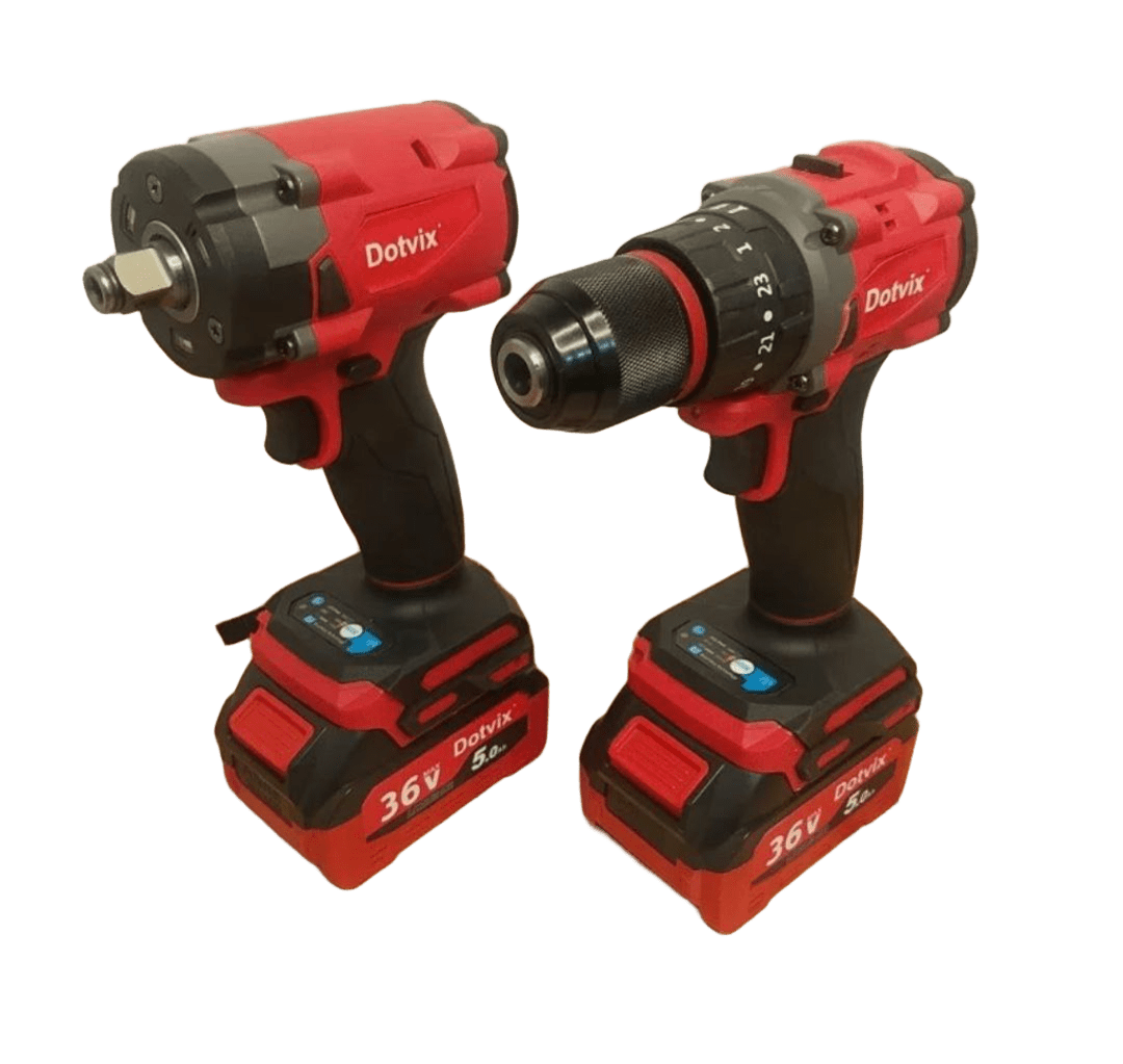 Набір Dotvix 2в1 ударний шуруповерт і гайковерт безщітковий 36V (2136V) - фото 3 Набір Dotvix 2в1 ударний шуруповерт і гайковерт безщітковий 36V (2136V) - фото 3