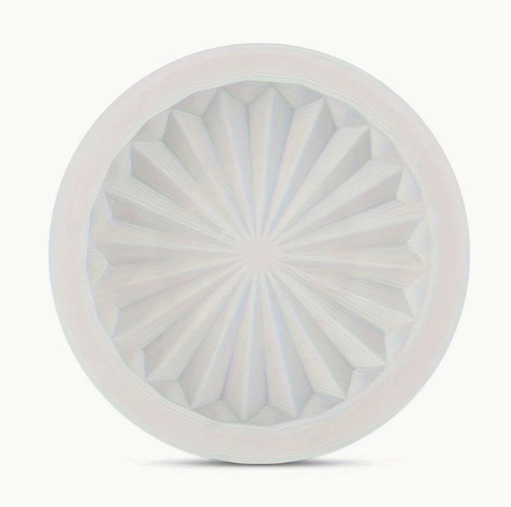 Форма силиконовая круглая кружевная для муссовых тортов/шоколадного пудинга/марципана/желе (Н-616) - фото 6