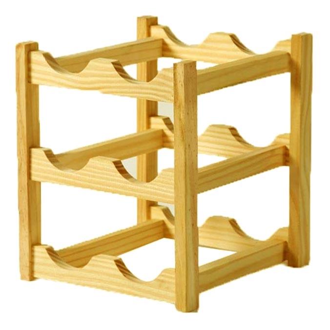 Полка для вина настольная Алента 6 Карри (Впс-601803)