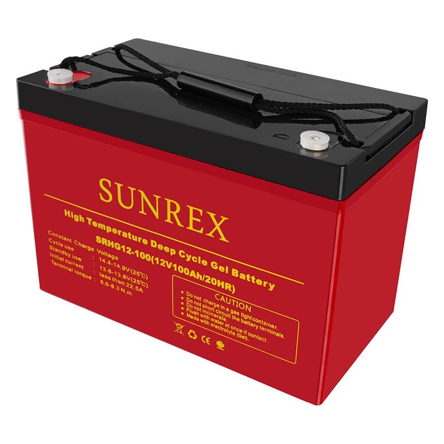 Акумуляторна батарея Sunrex SRHG12-100 гелева 100 Ah 12V 30,2 кг 307х169х211 мм (160011) Акумуляторна батарея Sunrex SRHG12-100 гелева 100 Ah 12V 30,2 кг 307х169х211 мм (160011)