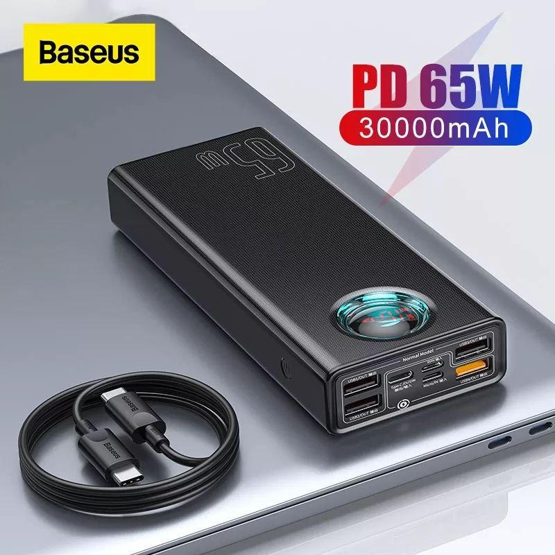 Повербанк BASEUS Amblight Digital Display Quick Charge 65W 30000 mAh Black (000570) - фото 3