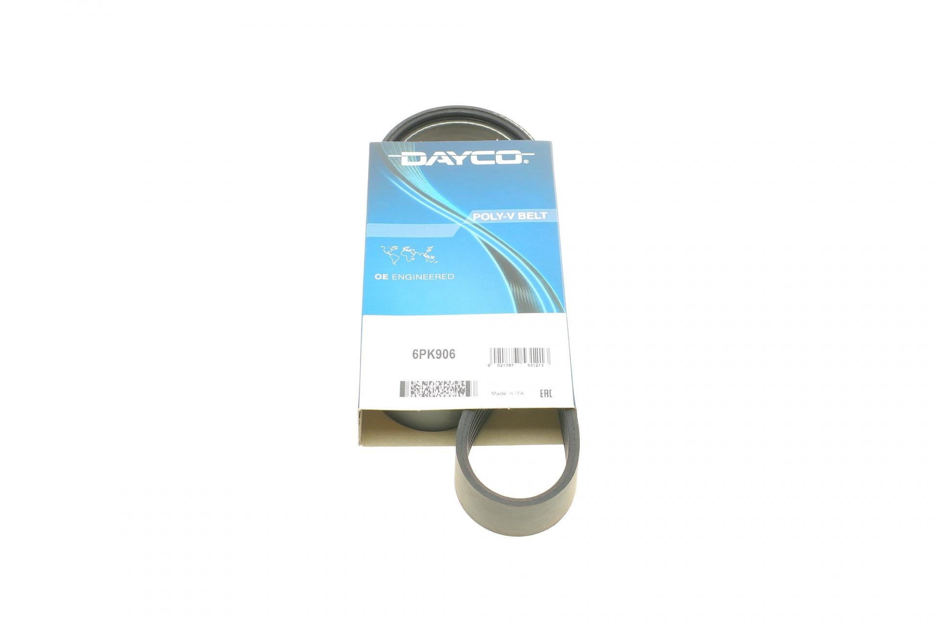 Ремінь генератора DAYCO VOLKSWAGEN Golf III/IV/Bora/Octavia 1.9TDI/SDI PS (6PK906)