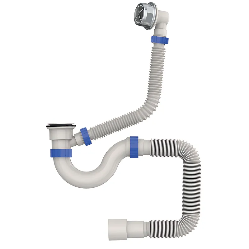 Сифон для ванны Mixxus SV-03-A 1 1/2" прямоточный с пластиковым выпуском и переливом (MI8200)