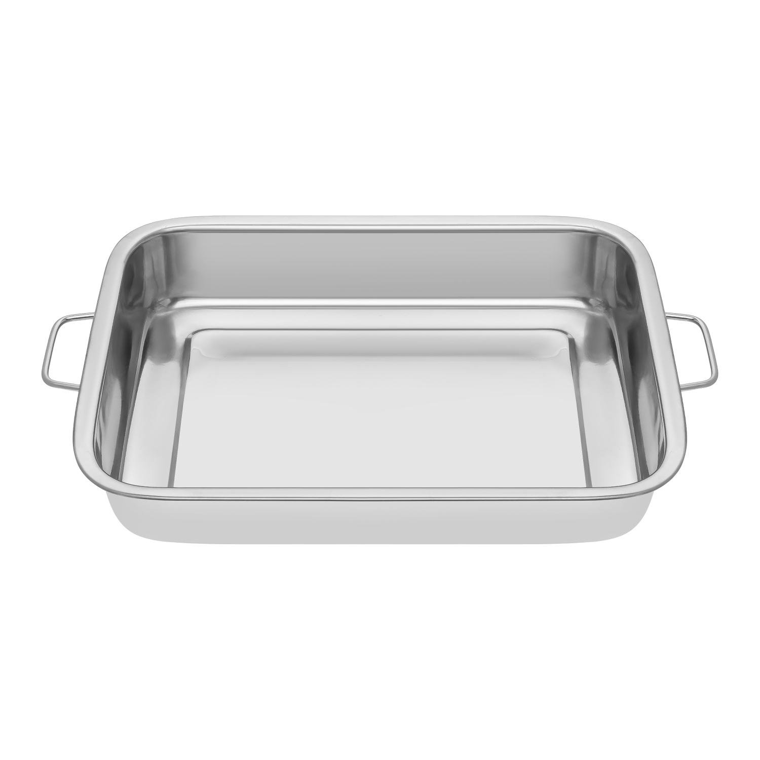 Деко з нержавіючої сталі 37х28х6,2 см (87395) - фото 3 Деко з нержавіючої сталі 37х28х6,2 см (87395) - фото 3