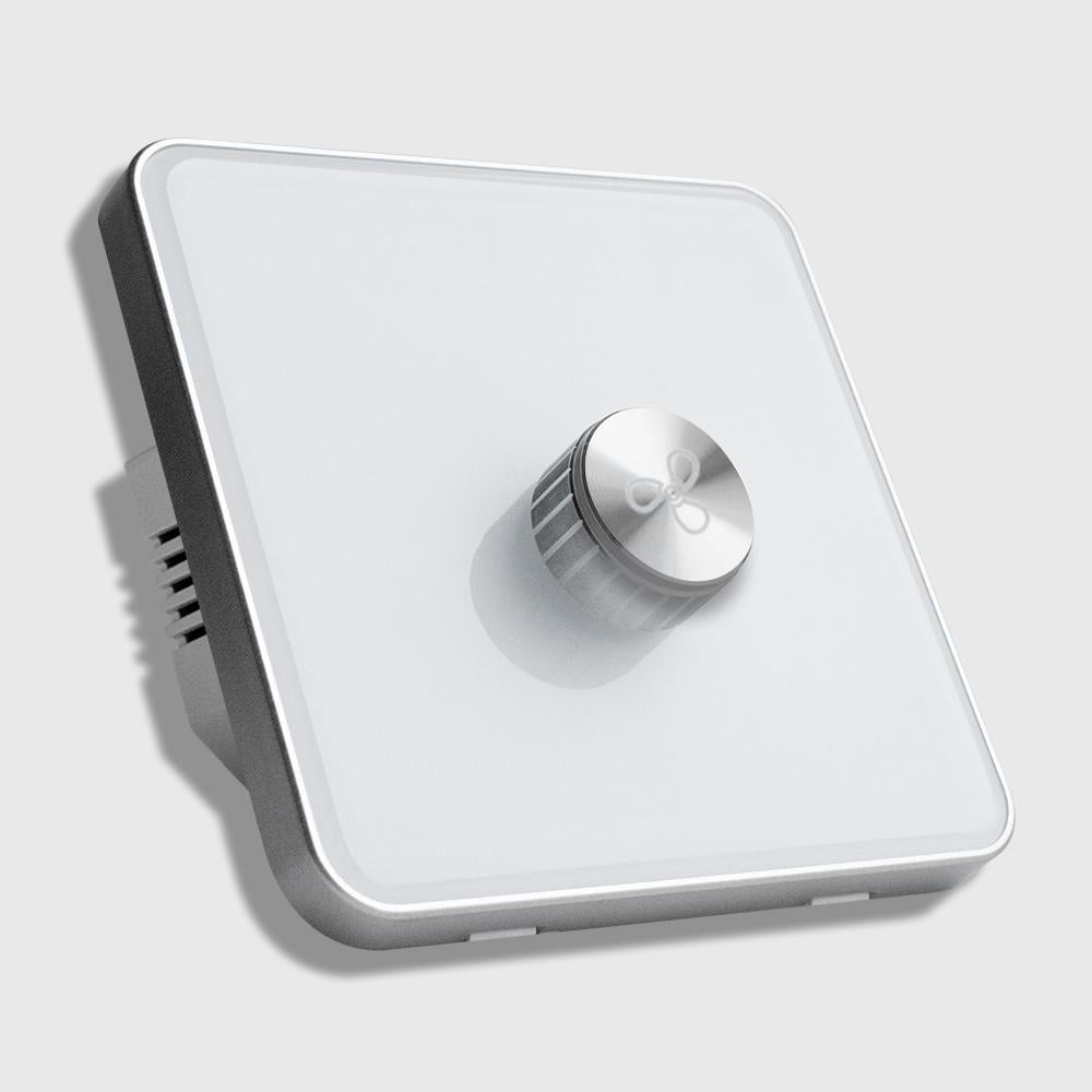 Регулятор швидкості вентилятора поворотний Tuya Zigbee Білий (WH00801)