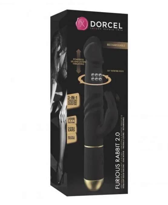 Furious Rabbit ᐉ Вібратор кролик Dorcel Furious Rabbit зі зворотно-поступальними ...