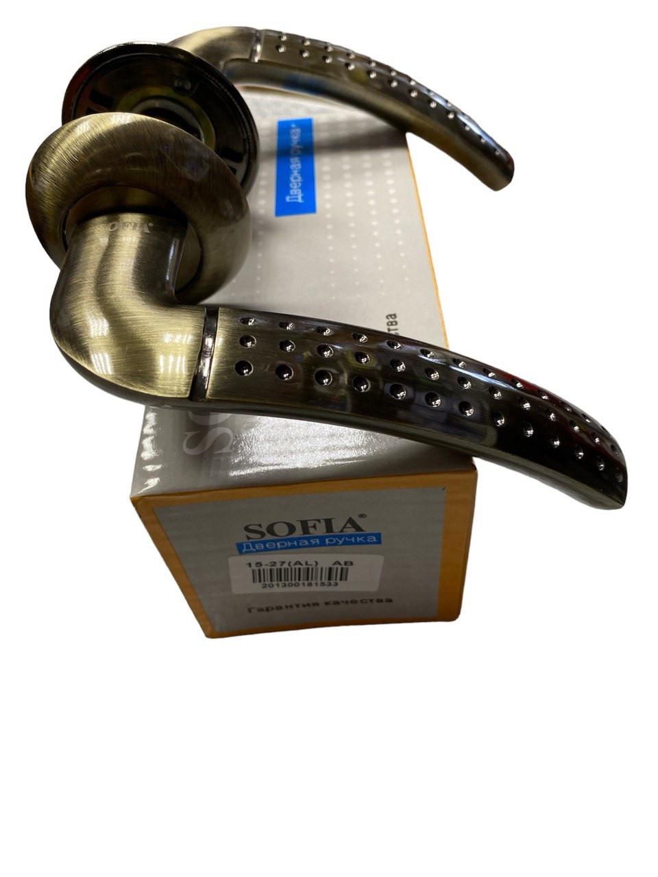 Дверная ручка на розетке Sofia 15-27 026 Бронзовый